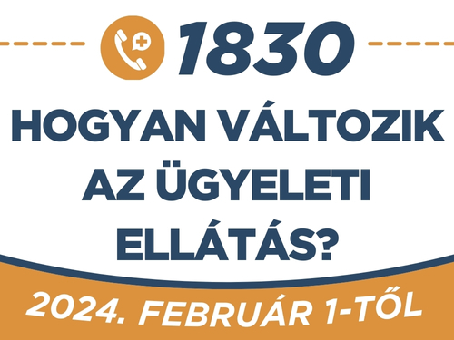 Egységes alapellátási ügyeleti rendszer